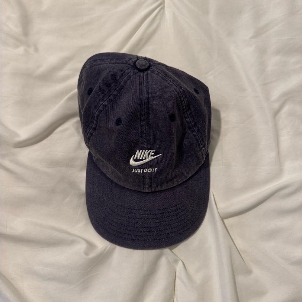 Nike Dark Blue Cap with White Logo